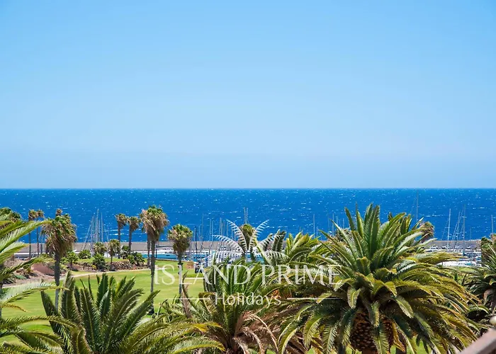 Amazing Sea & Marina Views With Golf Views In Heated Pool Complex Aq846 Lejlighed San Miguel de Abona